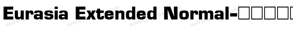 Eurasia Extended Normal字体转换